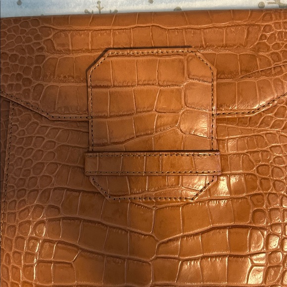 Armani Collezioni Crocodile Embossed Leather Clutch - Picture 2 of 8